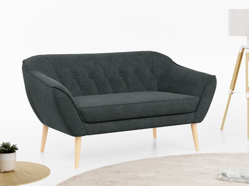 Sofa MKS Meble PIRS 2 ciemnoszary struktura 1szt.