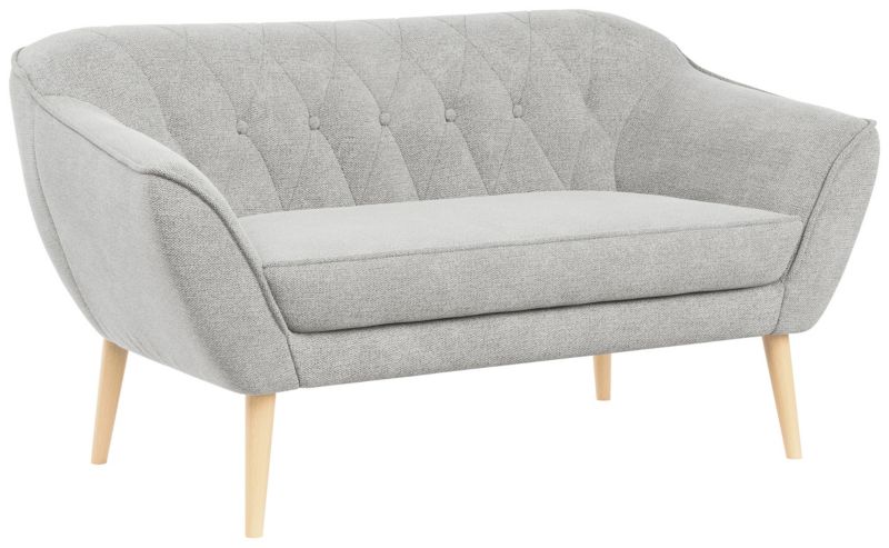 Sofa MKS Meble PIRS 2 jasnoszary struktura 1szt.