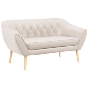 Sofa MKS Meble PIRS 2 kremowy welwet 1szt.