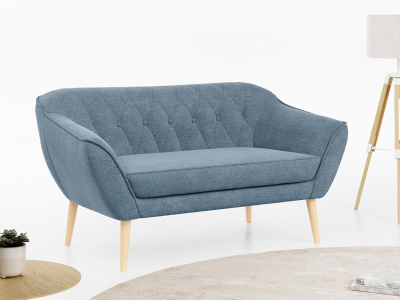 Sofa MKS Meble PIRS 2 niebieski struktura 1szt.