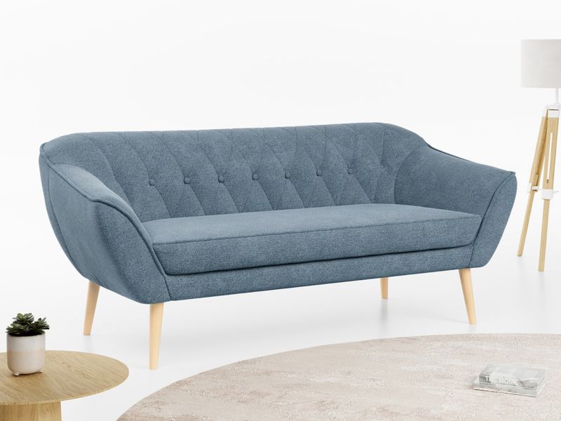 Sofa MKS Meble PIRS 3 niebieski struktura 1szt.