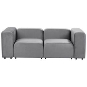 Sofa modułowa 2-osobowa welurowa szara Falsterbo 1 szt.