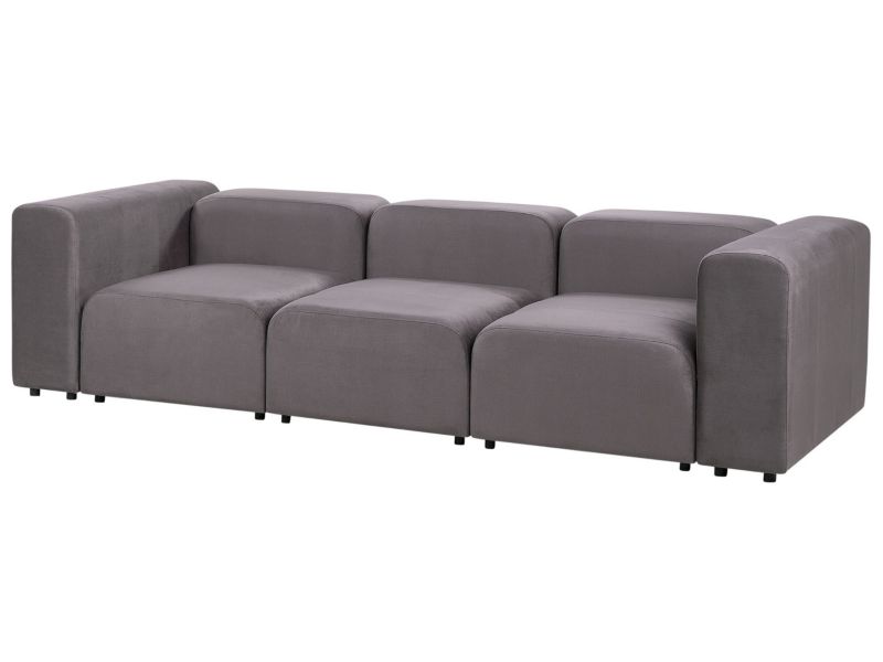 Sofa modułowa 3-osobowa welurowa ciemnoszara Falsterbo 1 szt.