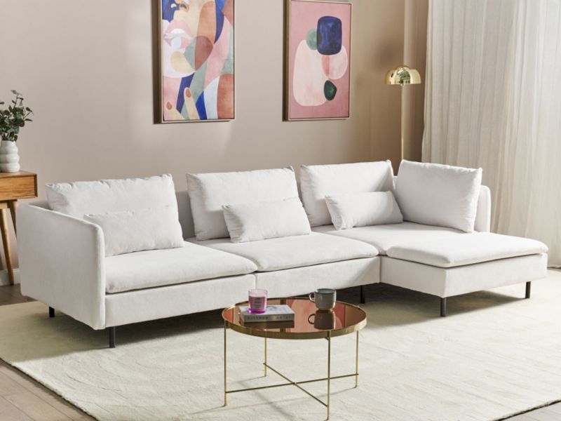Sofa modułowa Egeris Jasnobeżowy Lewostronny 1 kpl