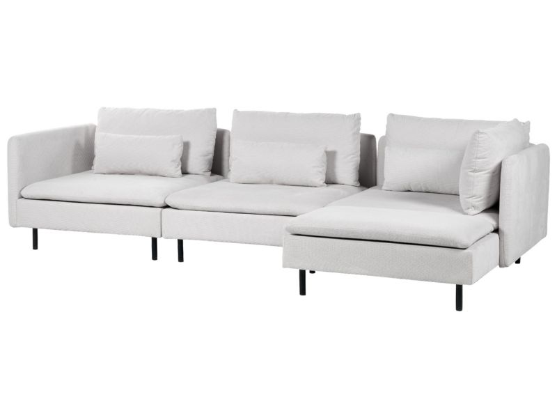Sofa modułowa Egeris Jasnoszary Lewostronny 1 kpl