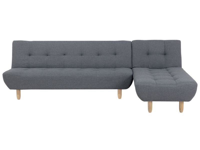 Sofa narożna lewostronna Alsten  Ciemnoszary Lewostronny 1 szt.
