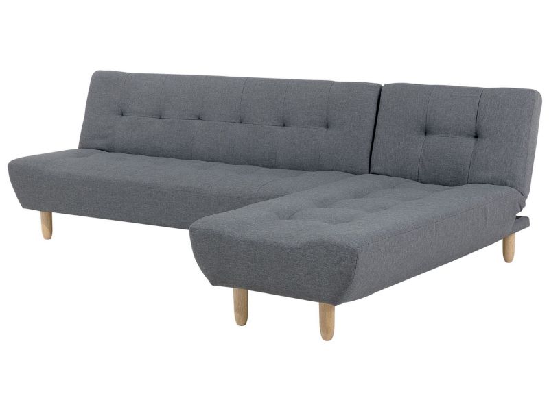Sofa narożna lewostronna Alsten  Ciemnoszary Lewostronny 1 szt.