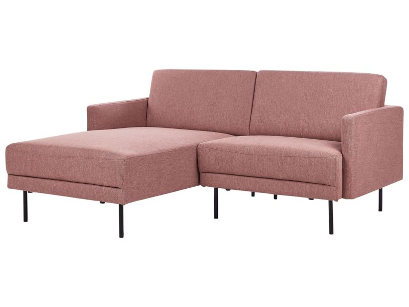 Sofa narożna prawostronna Breda Złoty brąz Tkanina 2-osobowa Prawostronny 1 szt.