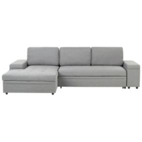 Sofa narożna prawostronna Hrisey  Szary Prawostronny 1 szt.