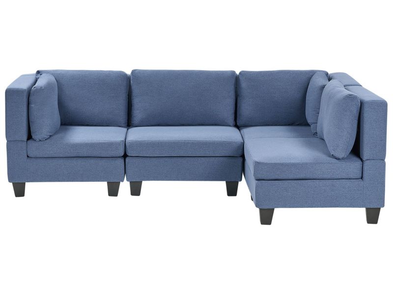 Sofa narożna Unstad  Niebieski Lewostronny 1 kpl