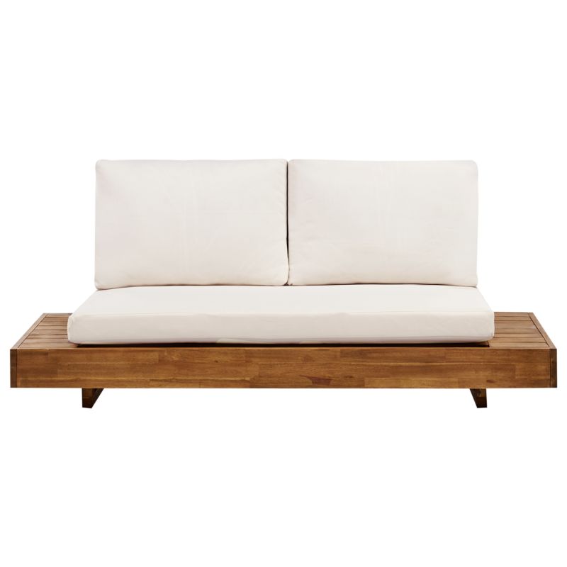 Sofa ogrodowa dla 2 osób Marettimo Certyfikowane drewno akacjowe Brązowy 1 szt.
