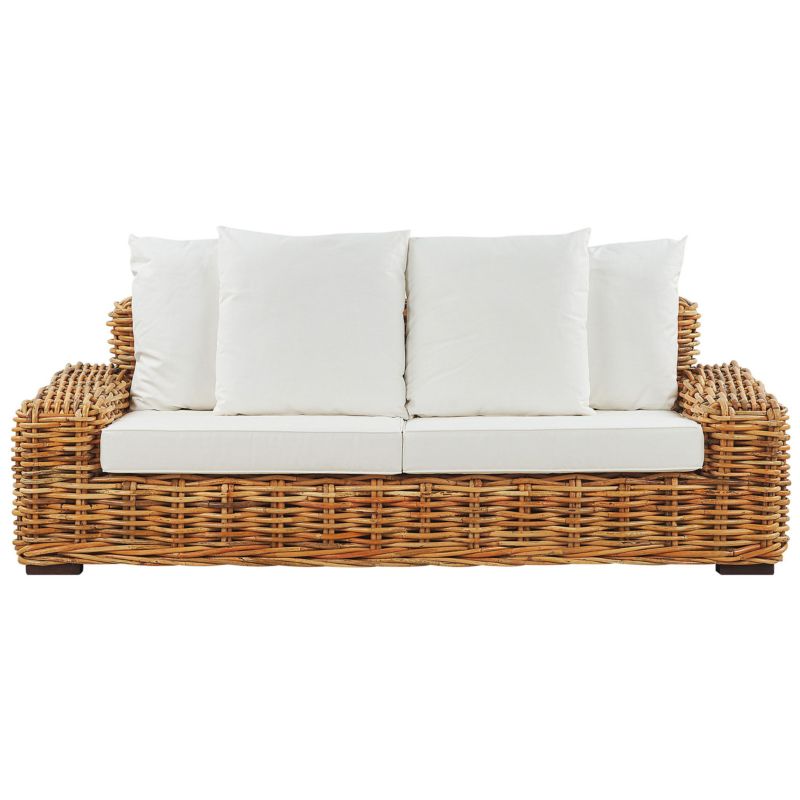 Sofa ogrodowa dla 3 osób Forli Rattan Naturalny 1 szt.
