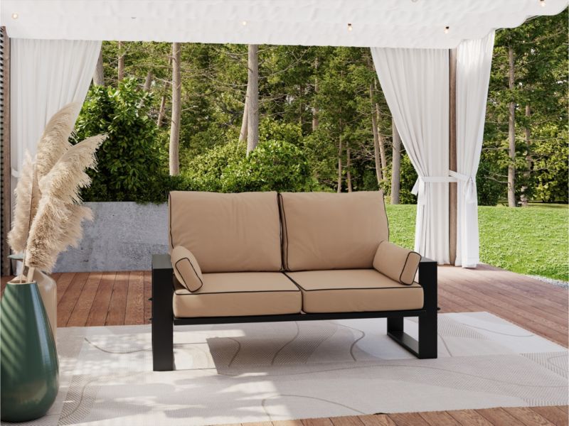 Sofa ogrodowa MKS Meble ELBA S2 beżowy 1szt