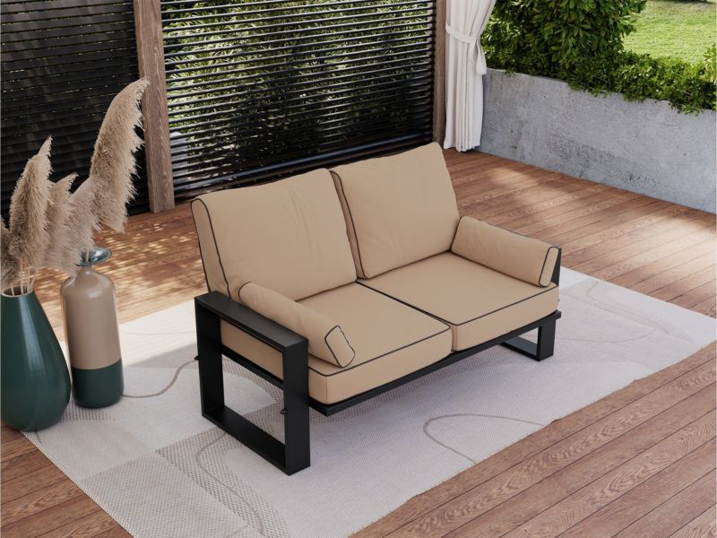 Sofa ogrodowa MKS Meble ELBA S2 beżowy 1szt