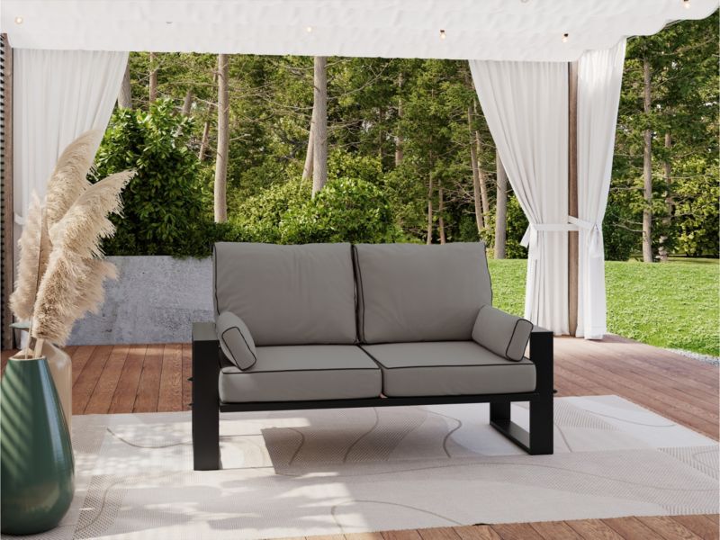Sofa ogrodowa MKS Meble ELBA S2 szary 1szt