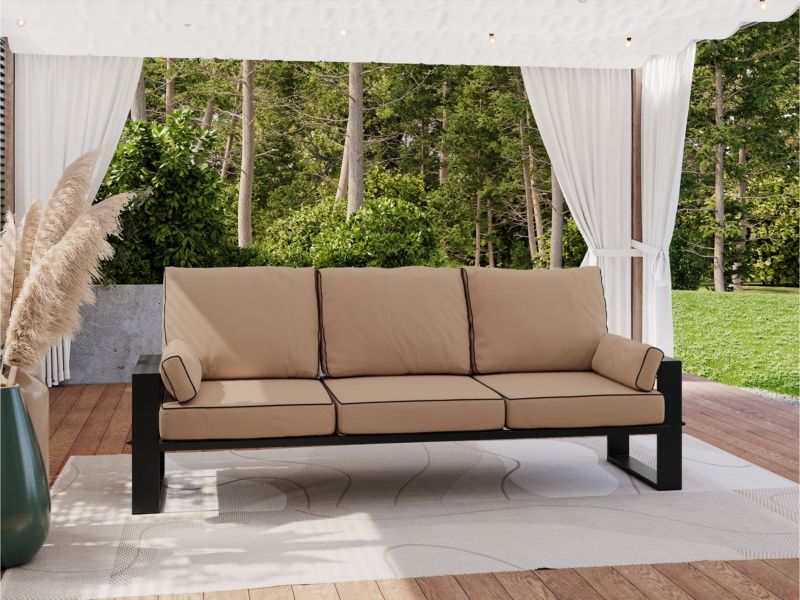 Sofa ogrodowa MKS Meble ELBA S3 beżowy 1szt