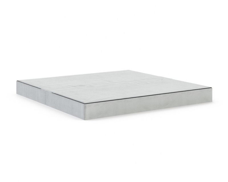 Sofa ŚPIJZDROWO sofka rozkładana FLIP szara sztruks 200x200x20 cm 1 szt.
