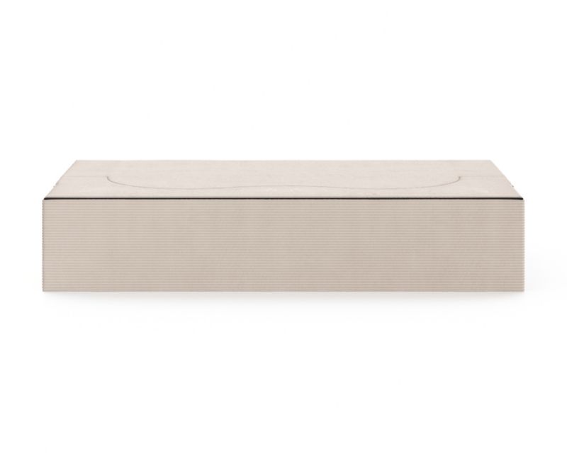 Sofa ŚPIJZDROWO sofka rozkładana SWING beżowa sztruks 120x200x40 cm 1 szt.