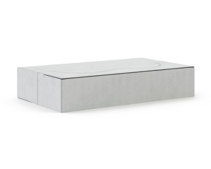 Sofa ŚPIJZDROWO sofka rozkładana SWING szara sztruks 120x200x40 cm 1 szt.