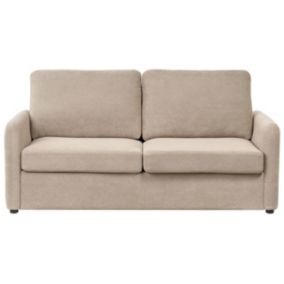 Sofa rozkładana Bennas Beżowoszary Tkanina 1 szt.