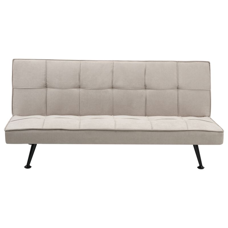 Sofa rozkładana dla 3 osób Hasle Beżowy 1 szt.