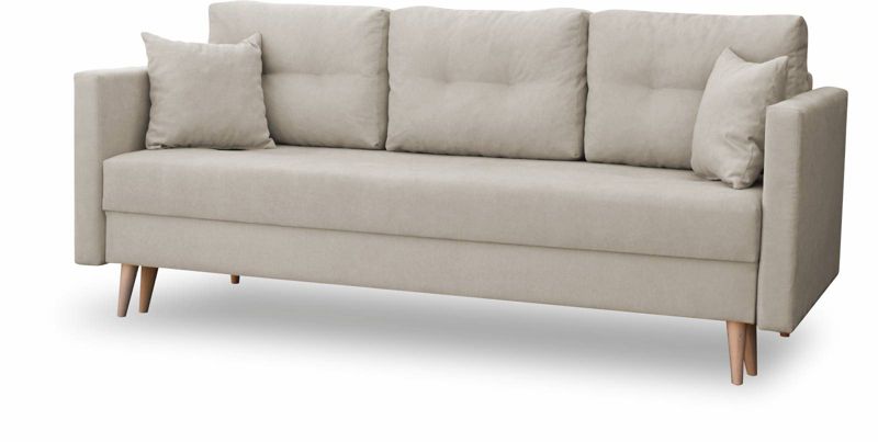 Sofa rozkładana do salonu Bonni Lahti Beżowa 1 szt.