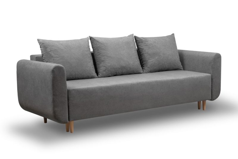 Sofa rozkładana do salonu Bonni Lugo Szara 1 szt.