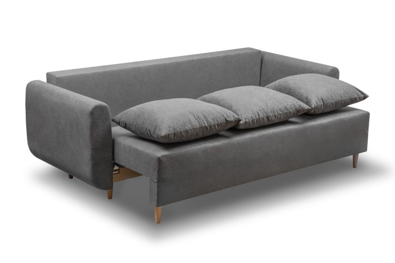 Sofa rozkładana do salonu Bonni Lugo Szara 1 szt.