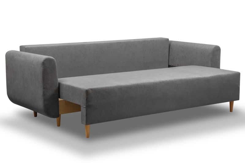 Sofa rozkładana do salonu Bonni Lugo Szara 1 szt.