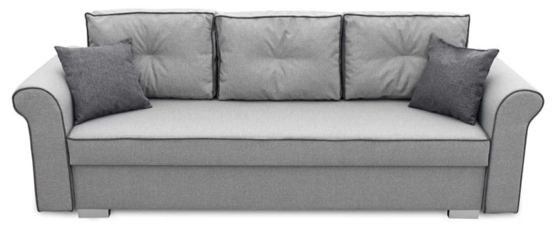Sofa rozkładana do salonu  Bonni Merida Szara 1 szt.