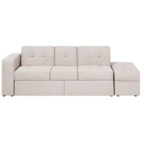 Sofa rozkładana Falster Beżowy 1 szt.