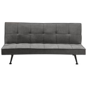Sofa rozkładana Hasle Ciemnoszary Tkanina 1 szt.