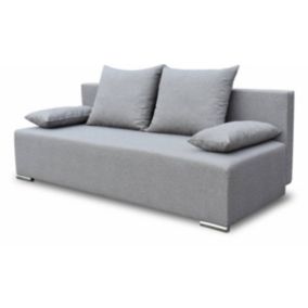 Sofa rozkładana z funkcją spania Bonni Style Szara 1 szt.