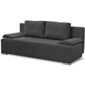 Sofa rozkładana z funkcja spania Bonni Ecco Plus Grafitowa 1 szt.