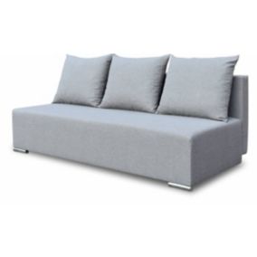 Sofa rozkładana z pojemnikiem Bonni Trio Szara 1 szt.