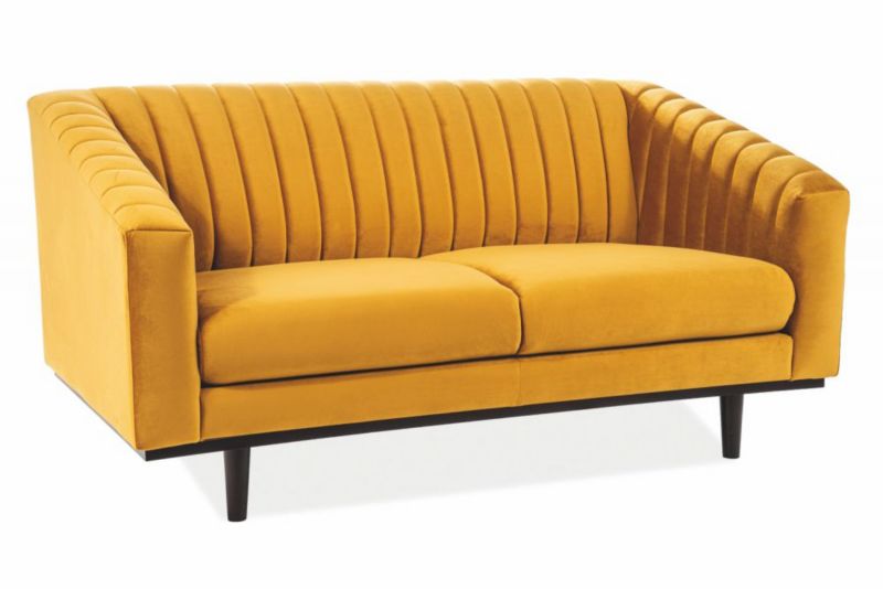 Sofa Signal ASPREY VELVET 2 curry 1 szt
