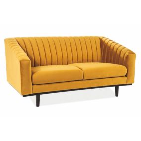 Sofa Signal ASPREY VELVET 2 curry 1 szt