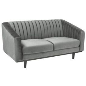 Sofa Signal ASPREY VELVET 2 szara 1 szt
