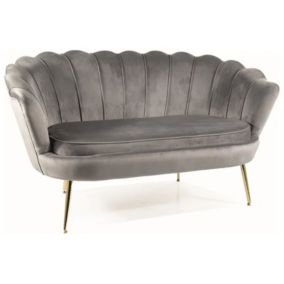 Sofa Signal CAMELLIA 2 VELVET szara 1 szt