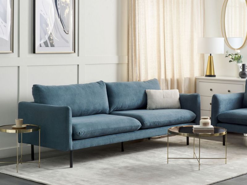 Sofa tapicerowana 3-osobowa niebieska Vinterbro 1 szt.