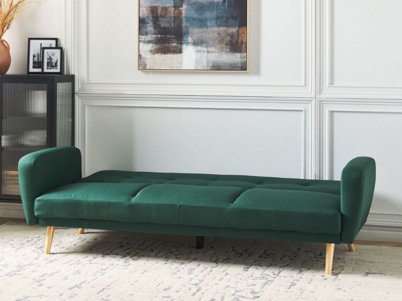 Sofa trzyosobowa Florli Ciemnozielony 1 szt.