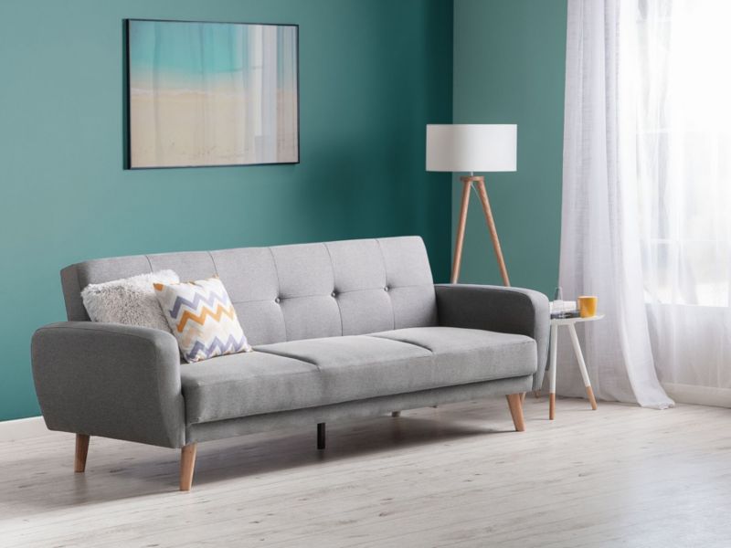 Sofa trzyosobowa Florli Jasnoszary 1 szt.