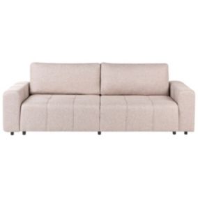Sofa trzyosobowa Innvik Jasnobrązowy Tkanina 1 szt.