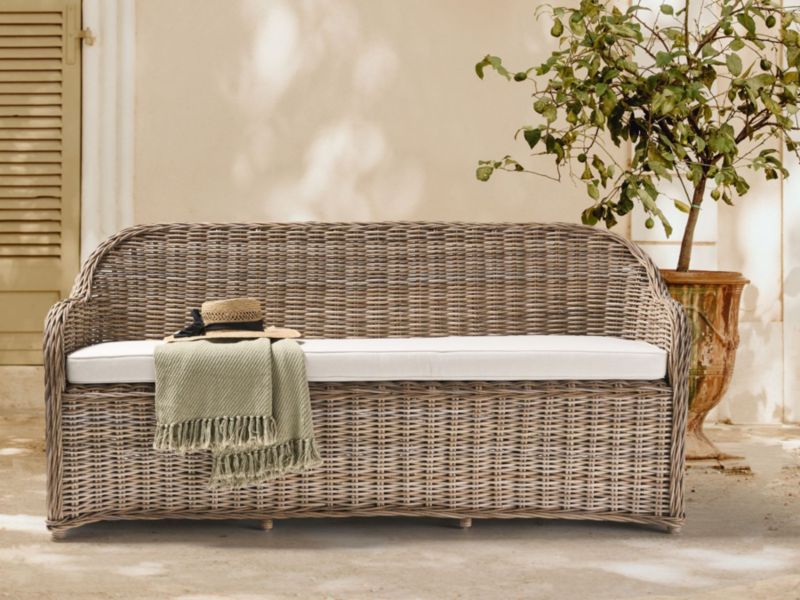 Sofa trzyosobowa Susua Rattan Naturalny 1 szt.