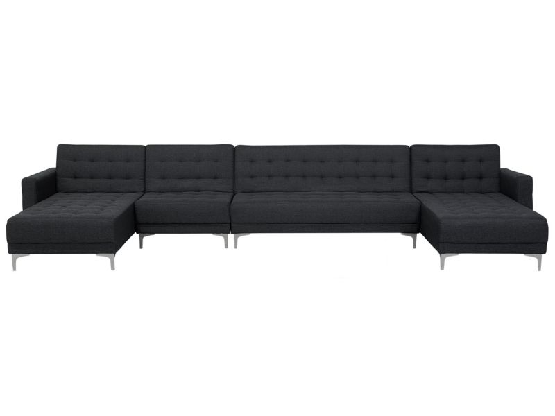 Sofa XXL Aberdeen Grafitowy Uniwersalny 1 szt.