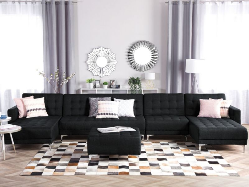 Sofa XXL Aberdeen Grafitowy Uniwersalny 1 szt.