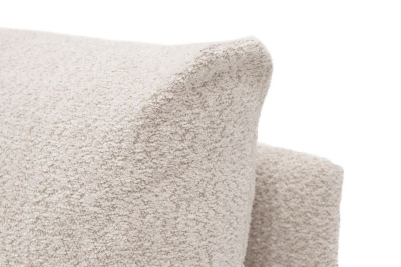 Sofa z funkcją spania MebleMWM LEETIE 120 anthology 01 boucle poduszka w zestawie 1 szt.