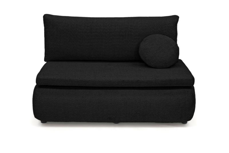 Sofa z funkcją spania MebleMWM LEETIE 120 anthology 19 boucle poduszka w zestawie 1 szt.