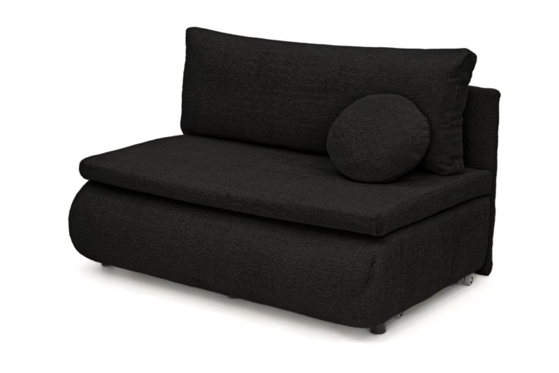 Sofa z funkcją spania MebleMWM LEETIE 120 anthology 19 boucle poduszka w zestawie 1 szt.