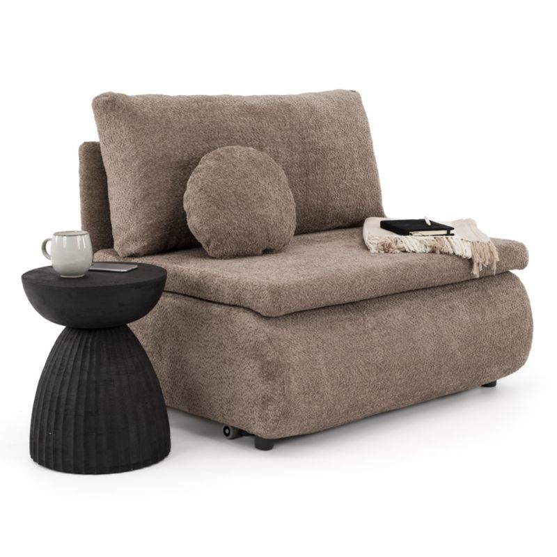 Sofa z funkcją spania MebleMWM PETITE 80 anthology 06 boucle poduszka w zestawie 1 szt.